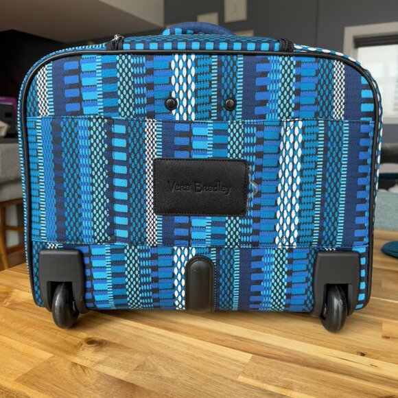 Vera Bradley On a Roll Work Bag in Cha-Cha Blue NWOT - Picture 4 of 15